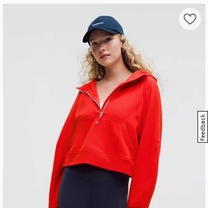 Scuba Oversized Half-Zip Hoodie